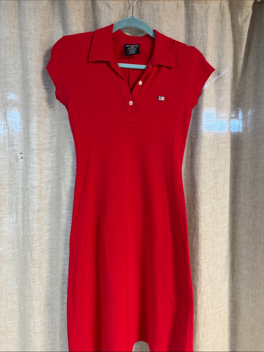 Ralph Lauren Polo jeans co red polo dress